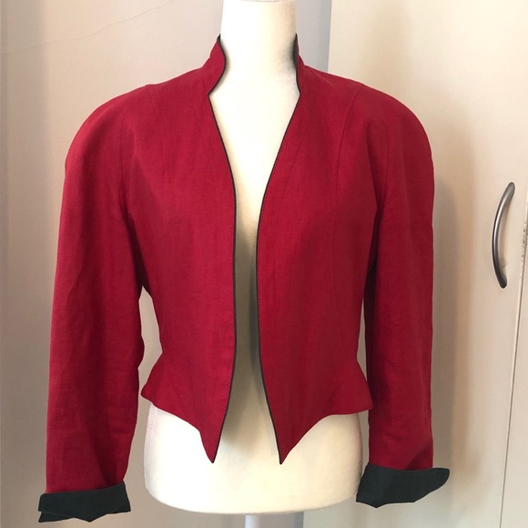 Vintage Admont puff shoulder blazer - Picture 1 of 7